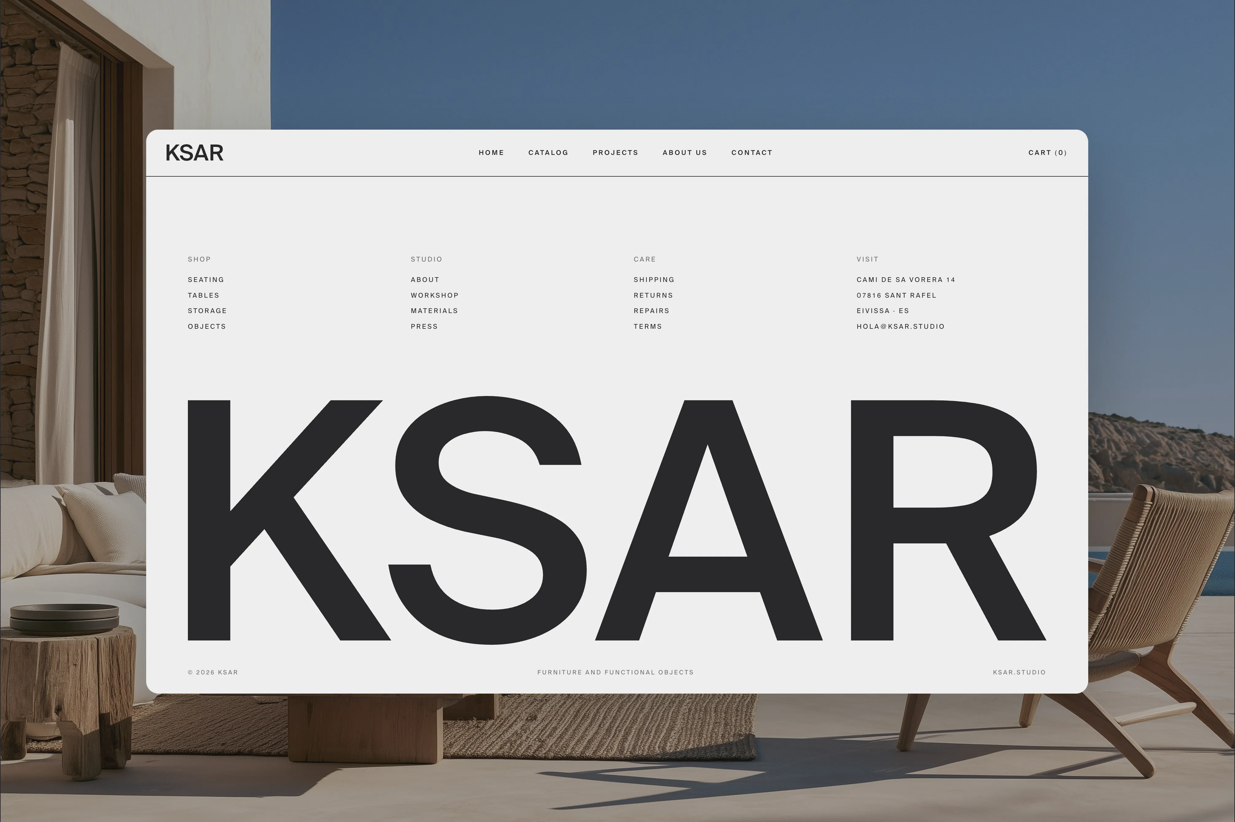 Ksar Living <h5>Brand Identity / Print<h5>